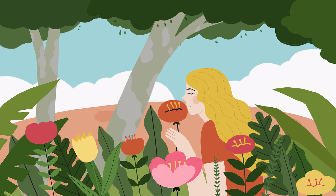 所熱愛的一定要堅持---插畫（圖ZMjY3NTUxNTMy） - 創(chuàng)作習作 - 站酷設計師瑤豆原創(chuàng)素材 - 站酷ZCOOL