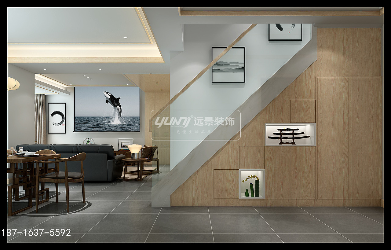 重庆九龙坡斌鑫榕尚居装修设计效果图片-日式风格案例（图ZOTU4MTM5NDA=） - 家装设计 - 站酷设计师子平设计home原创素材 - 站酷ZCOOL