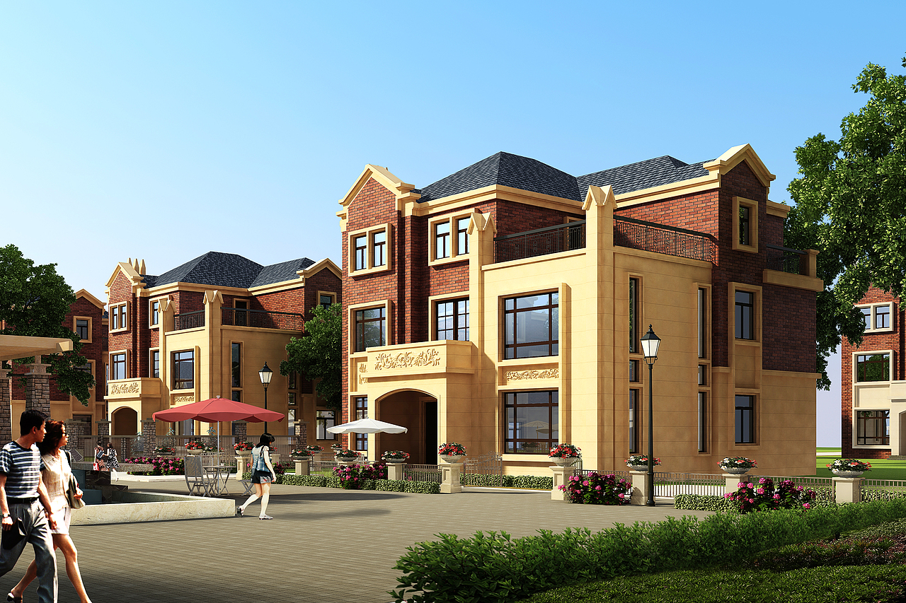 1992效果图~别墅效果图案例欣赏