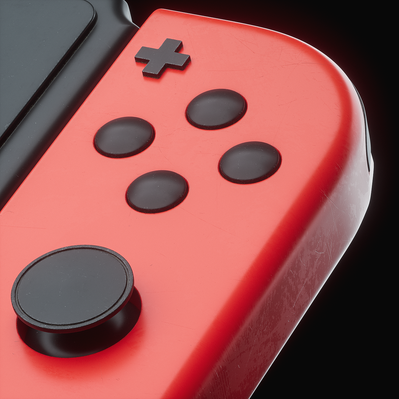 switch游戏机材质渲染表现|三维|产品|没有蜡笔丶 - 原创作品 - 站酷