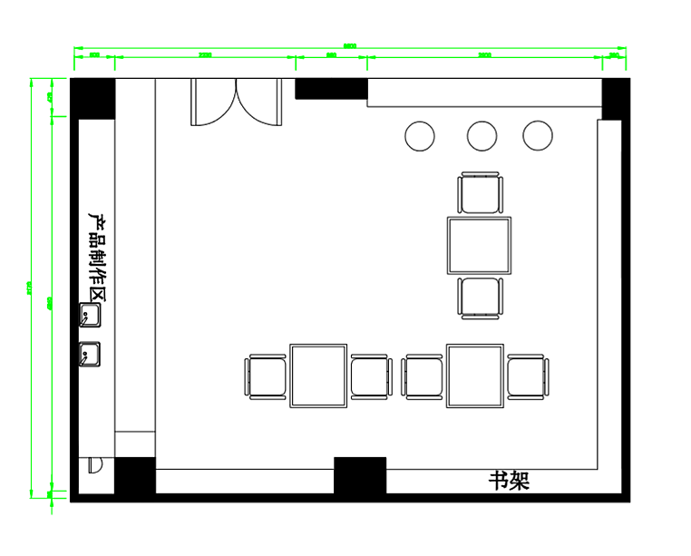 25平奶茶店设计