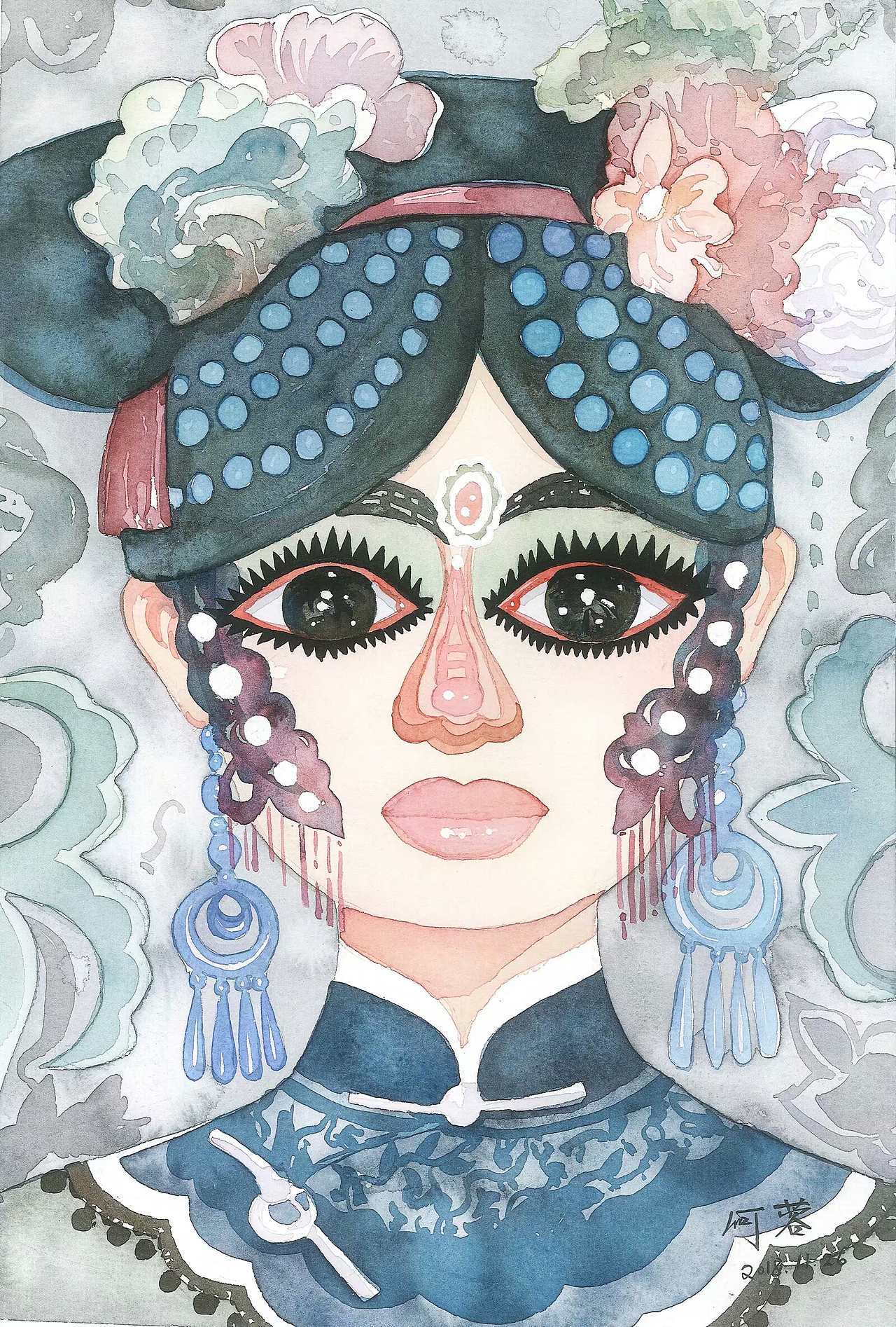 水彩（图ZMTUwMjg5ODc2） - 绘画 - 站酷设计师herongcg17原创素材 - 站酷ZCOOL