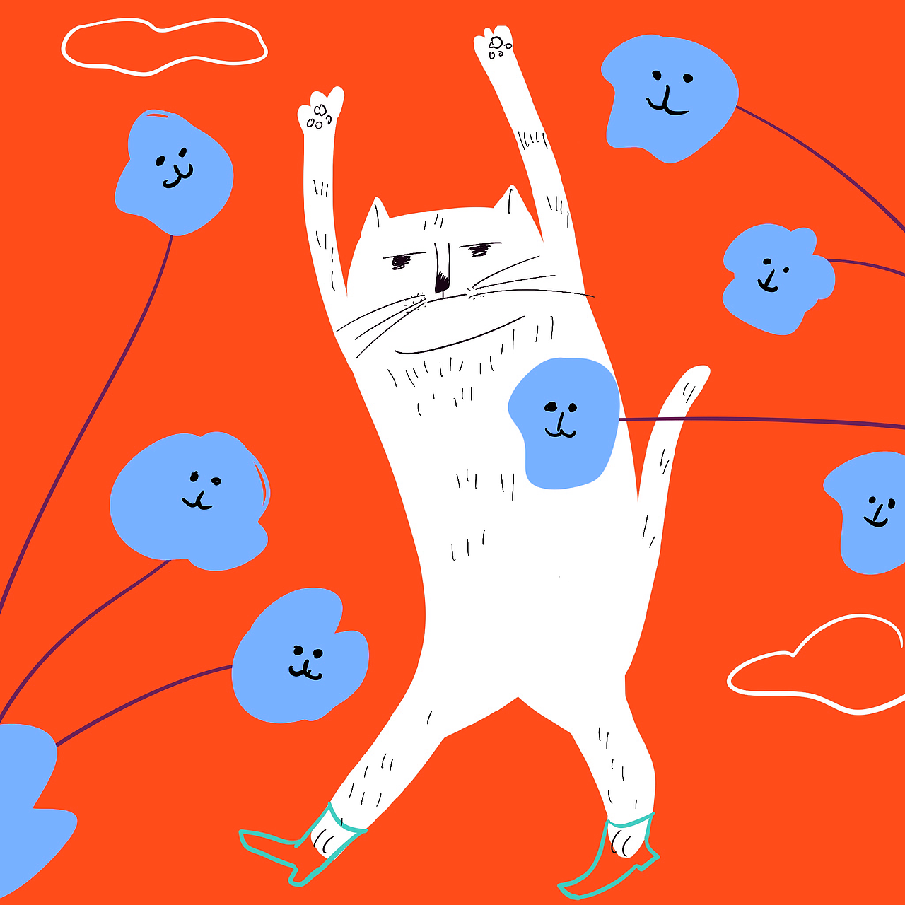 猫咪画像集~（图ZMjY0MzcwODU2） - 艺术插画 - 站酷设计师大麦不开花原创素材 - 站酷ZCOOL
