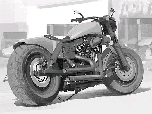 素描和色块练习