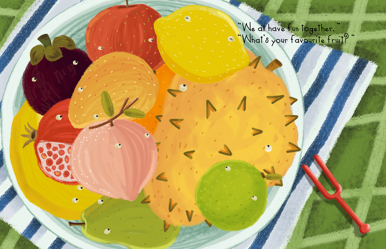 插画绘本《What’s Your Favorite Fruit》