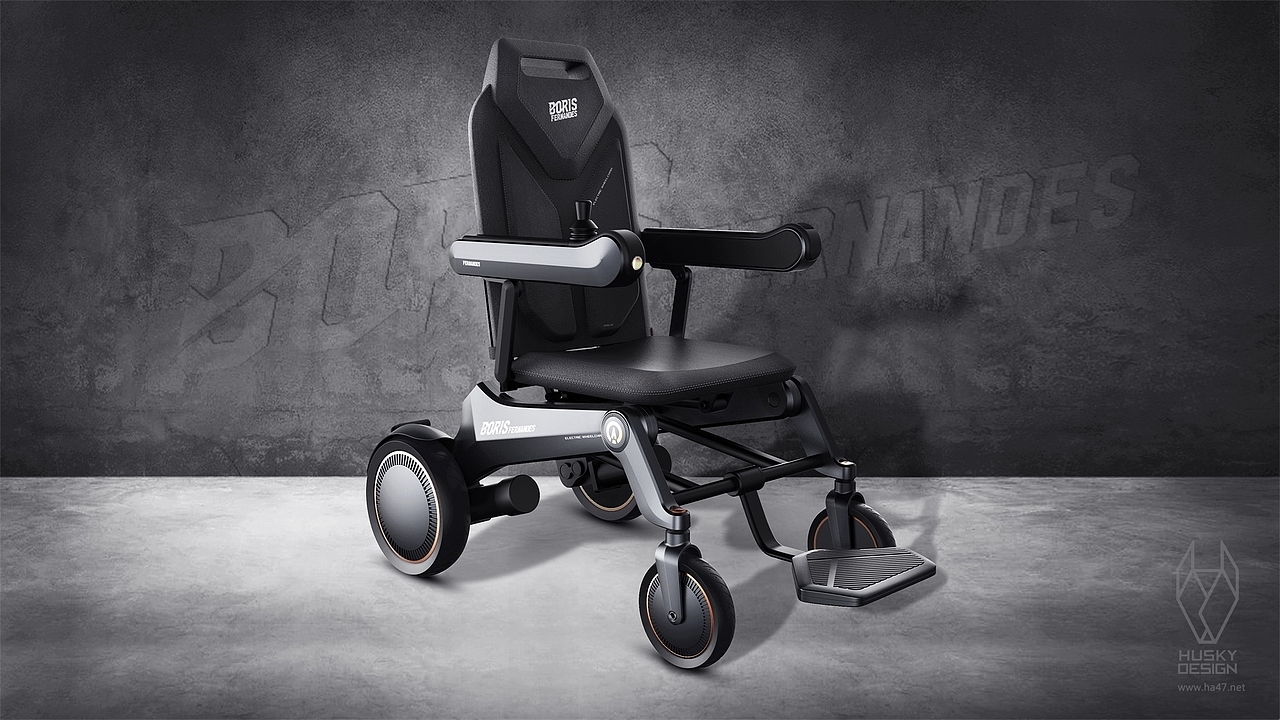 哈士奇设计原创作品 - 轮椅