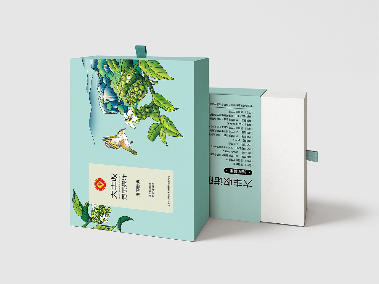 阿柒设计x诺丽果汁包装