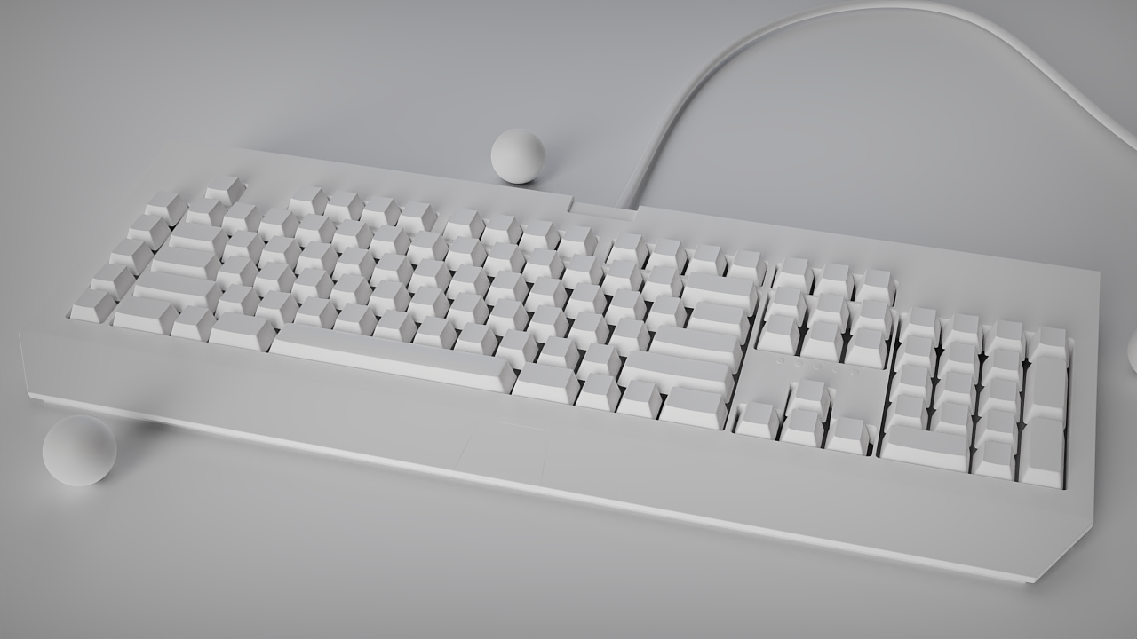 积木好课直播教学案例分享雷蛇键盘渲染（图ZMjM5MTI1MDYw） - 电子产品 - 站酷设计师积木好课陈成龙原创素材 - 站酷ZCOOL