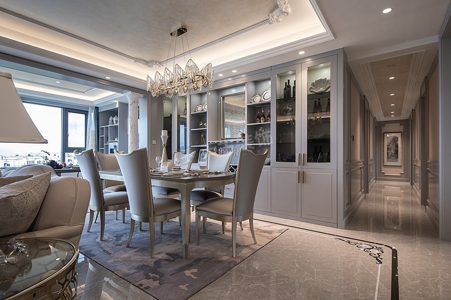 保利山庄梧桐大平层装修|简美风格设计实景-天古装饰（图ZMjM0MDgyNTcy） - 家装设计 - 站酷设计师天古装饰7cm原创素材 - 站酷ZCOOL