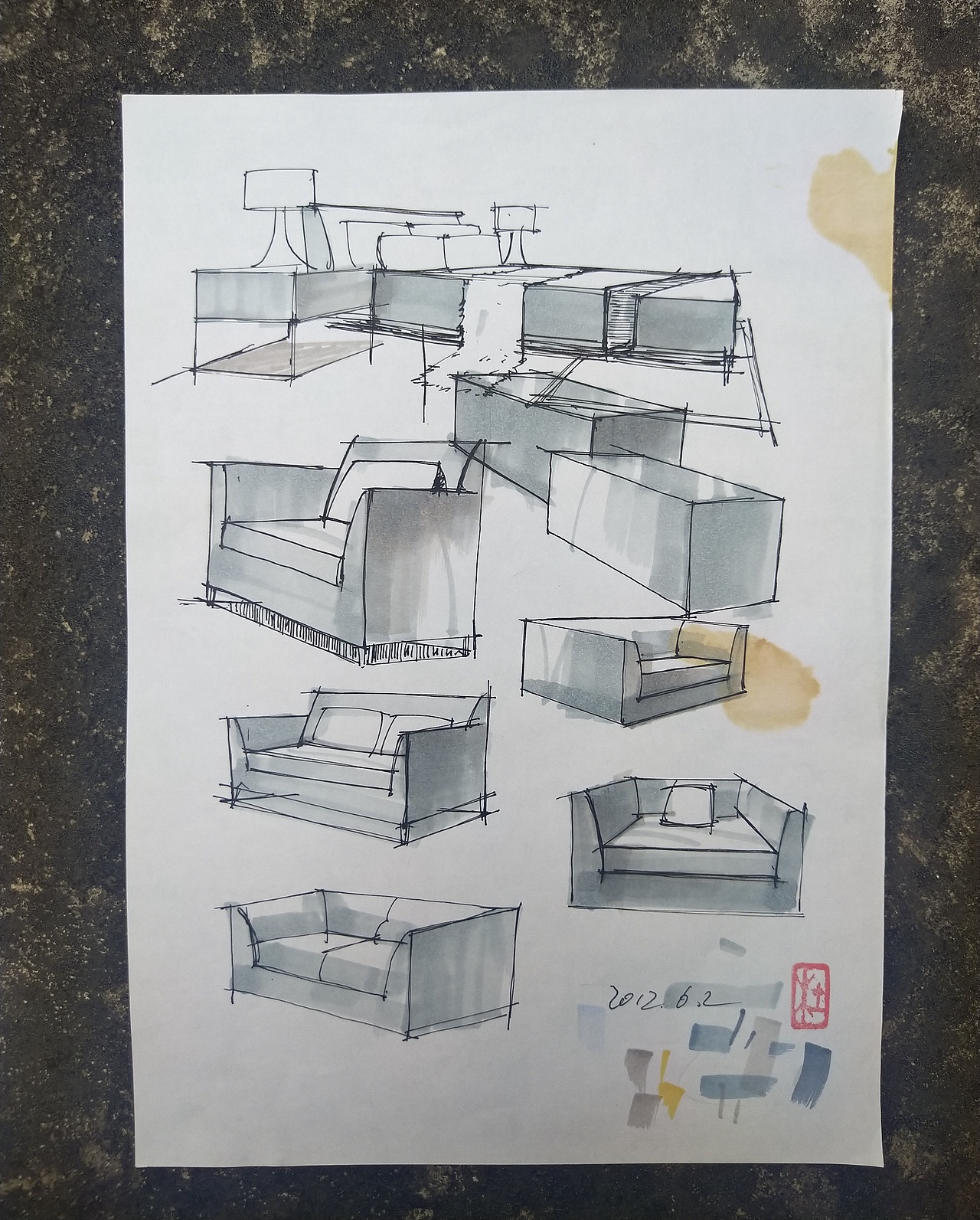 阿杜速写阿杜手绘速写肖像画大师速写艺术