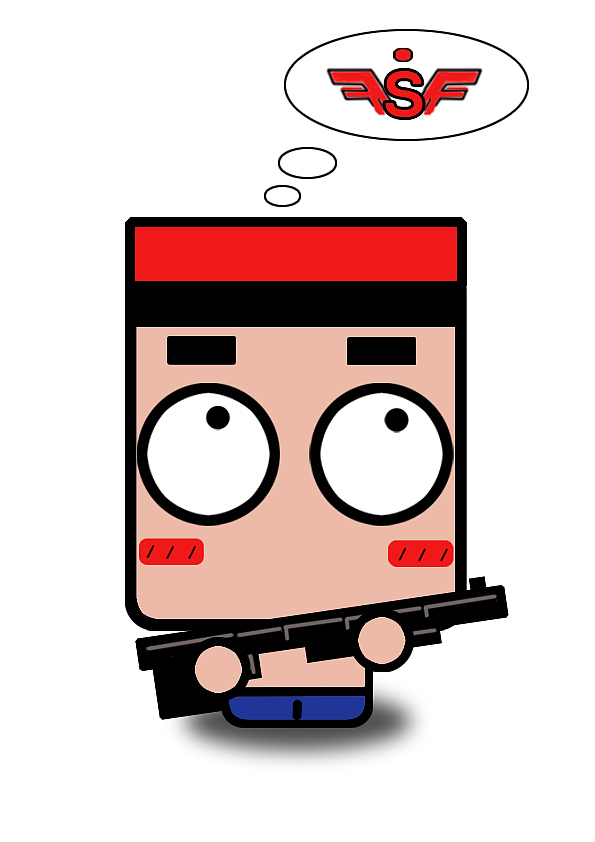 方小圆卡通人物