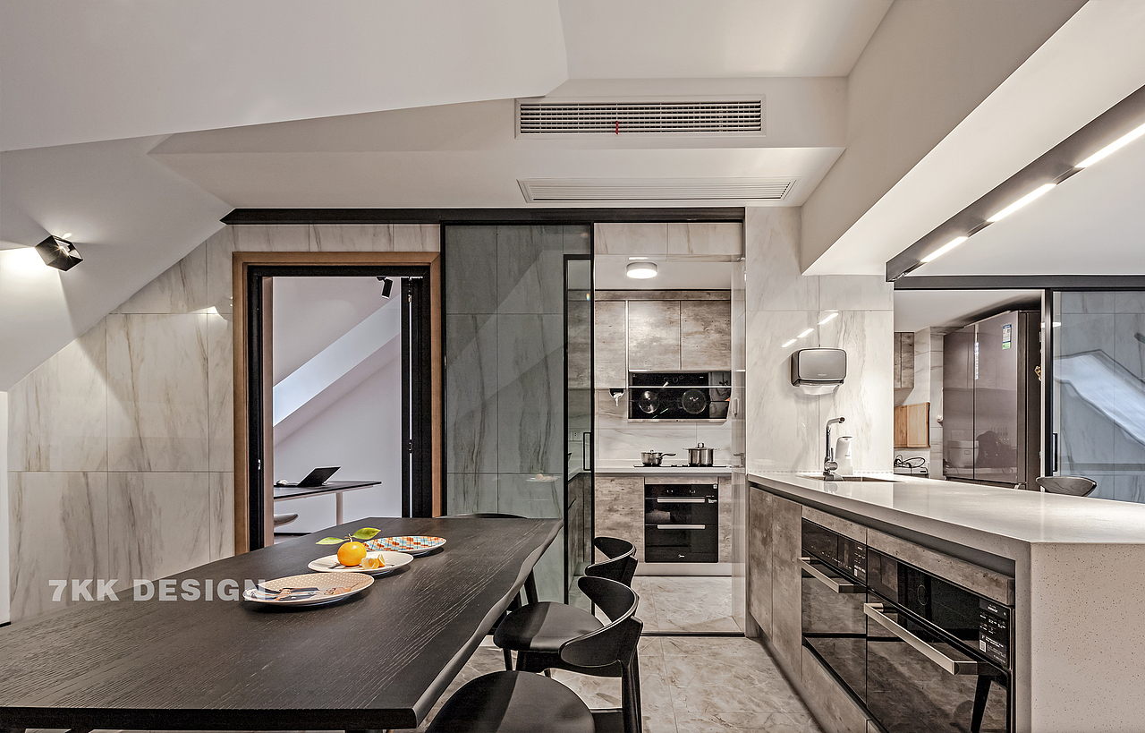 复式楼突破常规设计，将建筑设计与室内设计完美演绎（图ZMTkzNzU4MjI0） - 家装设计 - 站酷设计师7kkdesign麦古一原创素材 - 站酷ZCOOL