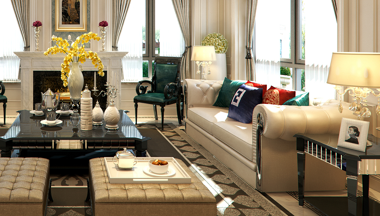 诸暨八方银湖别墅设计（图ZMTYzMDU0Mjg=） - 家装设计 - 站酷设计师otika2046原创素材 - 站酷ZCOOL