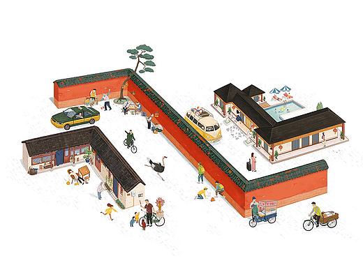 自如民宿之北京胡同