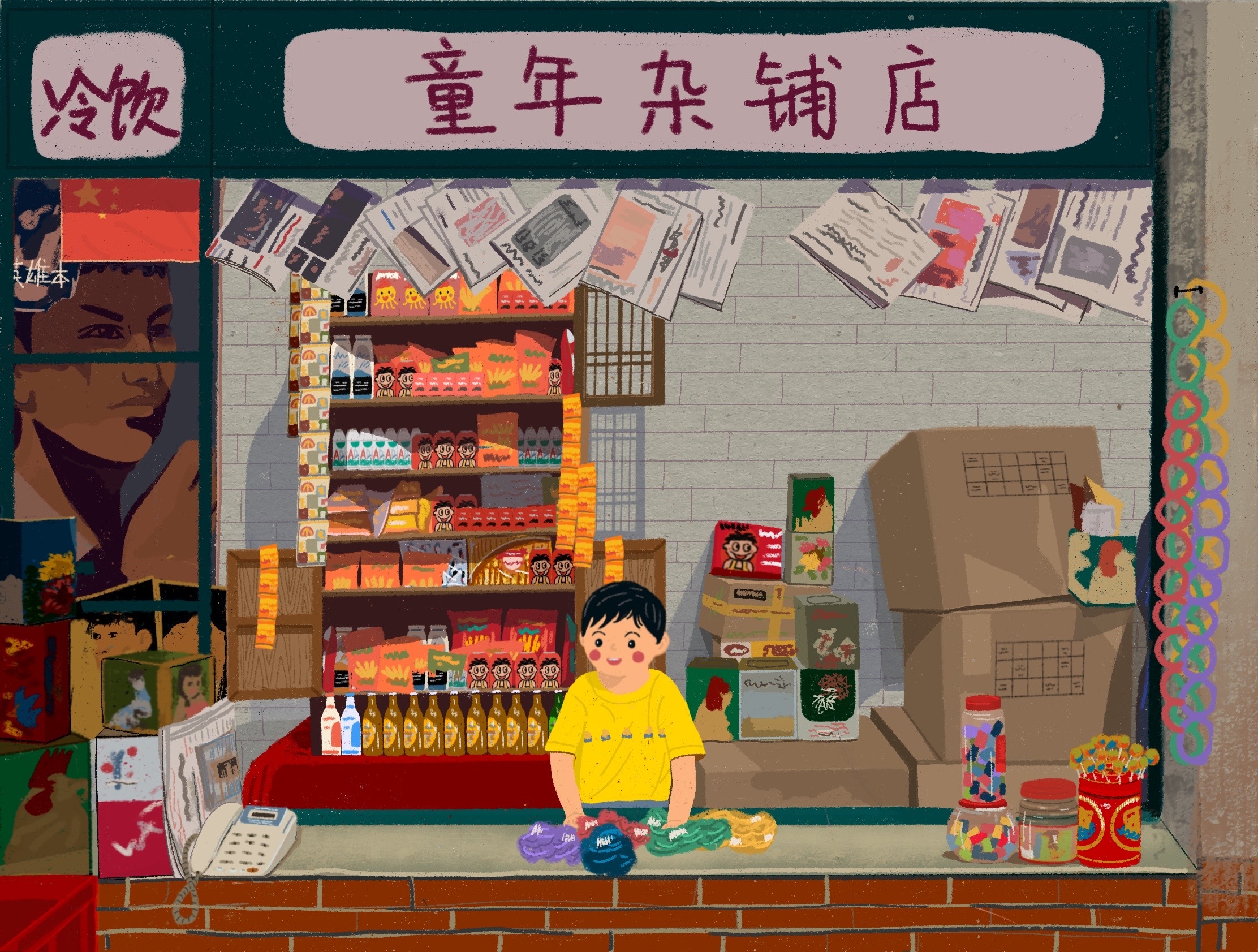 童年|插画|插画习作|切瑞cherry - 原创作品 - 站酷 (zcool)