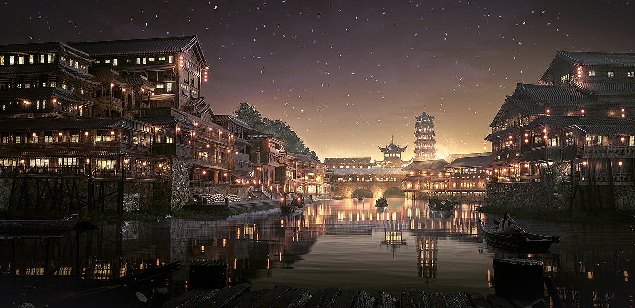 UE4古风场景（图ZMjEyODcyNTY0） - 动画/影视 - 站酷设计师这个道友原创素材 - 站酷ZCOOL