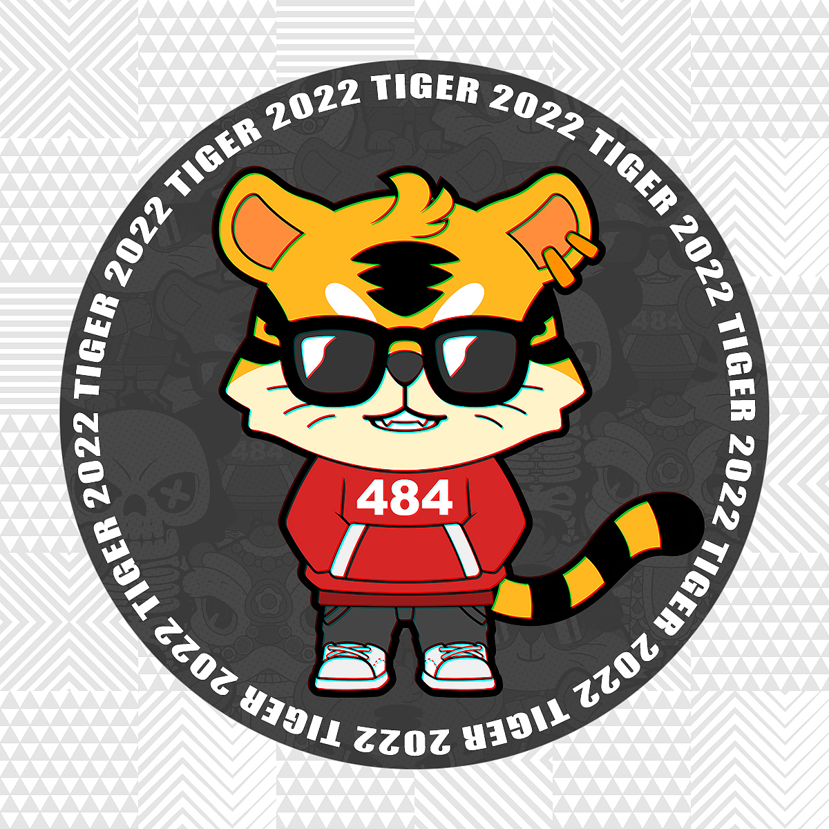 酷酷虎丨虎年卡通形象设计（图ZMjc5NjEwMzM2） - 创作习作 - 站酷设计师羽墨扬原创素材 - 站酷ZCOOL