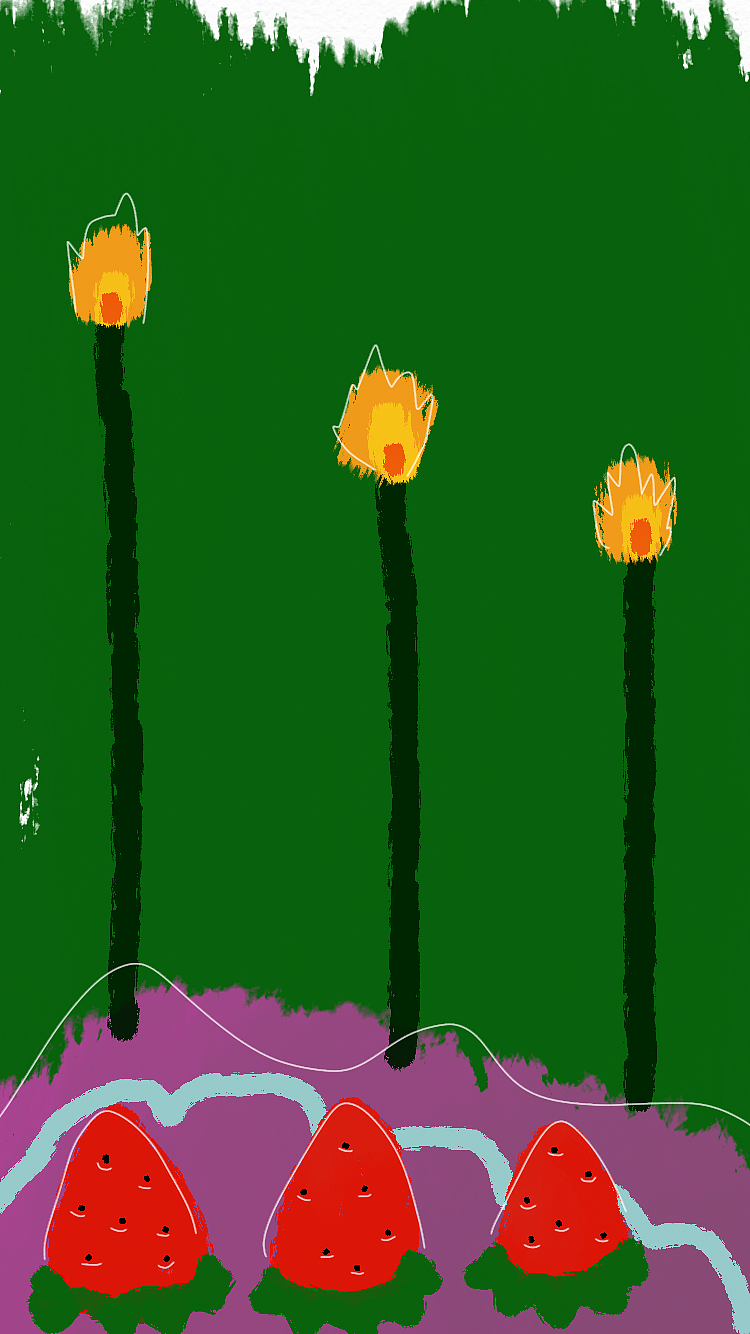 绿色 ｜瞎画 壁纸（图ZMjU4NTY3Mjg4） - 创作习作 - 站酷设计师绿色有机白菜原创素材 - 站酷ZCOOL