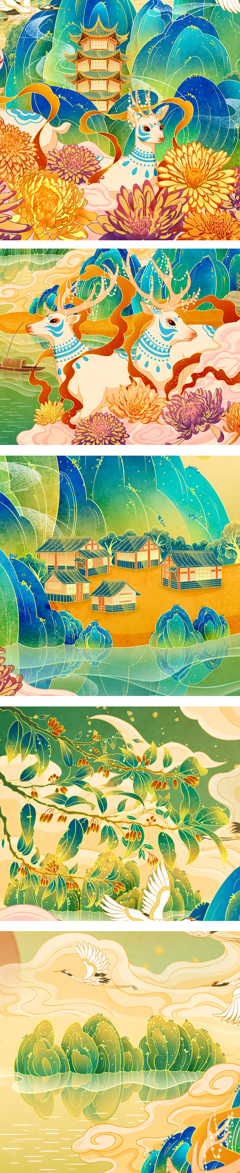 重阳插画练习（2p）（图ZMjczODcxMDU2） - 创作习作 - 站酷设计师不塑之客原创素材 - 站酷ZCOOL