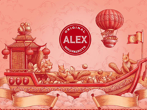 三只松鼠X喜鹊战略包装X花椒的alex |坚果礼