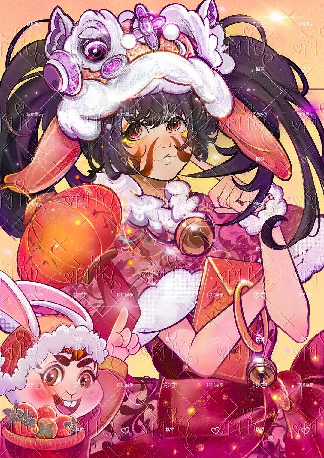 兔年主題視覺傳達設計（圖ZMzI1NjQxMDcy） - 圖案 - 站酷設計師阿陌還是阿陌啊原創(chuàng)素材 - 站酷ZCOOL