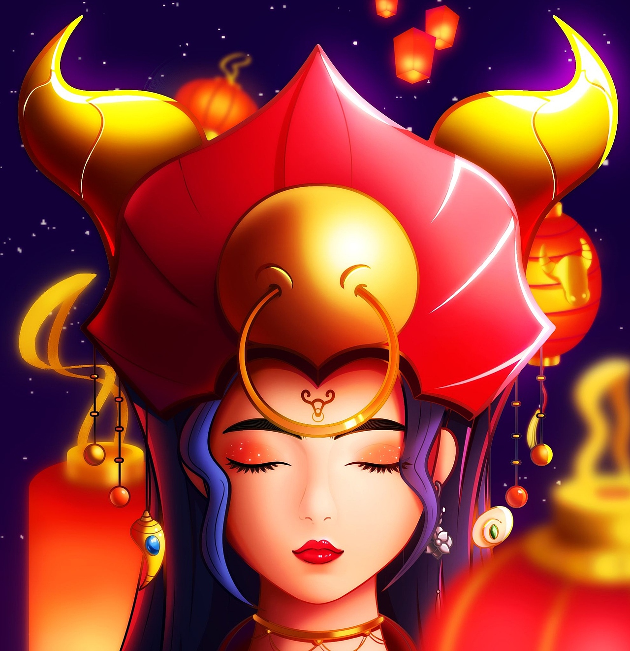 “牛妹儿”（图ZMjQyMzYzNzg0） - 商业插画 - 站酷设计师柒万原创素材 - 站酷ZCOOL