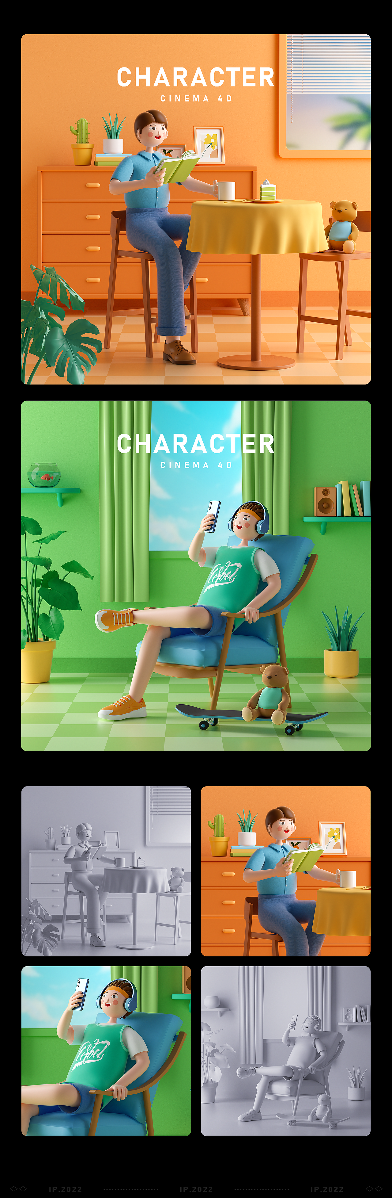 卡通人物ip（图ZMjk2NTM5NTM2） - 人物/生物 - 站酷设计师CENGHEHUA原创素材 - 站酷ZCOOL