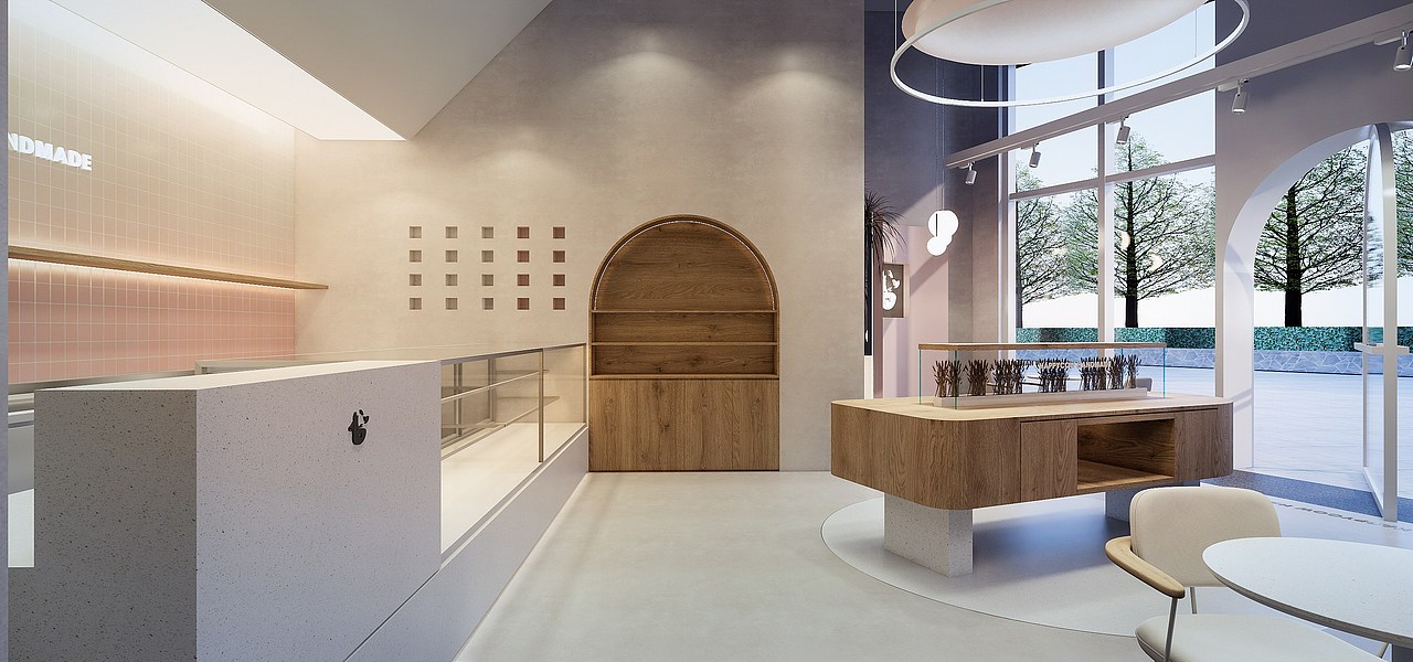 欢牛蛋糕屋(萧山晶典店)空间策划设计