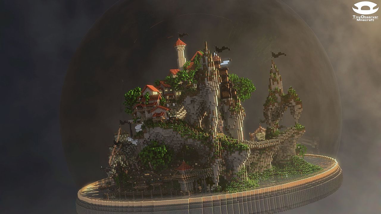Minecraft - C4D渲染场景（图ZMTE5OTU4NzUy） - 场景 - 站酷设计师花狸Fali原创素材 - 站酷ZCOOL