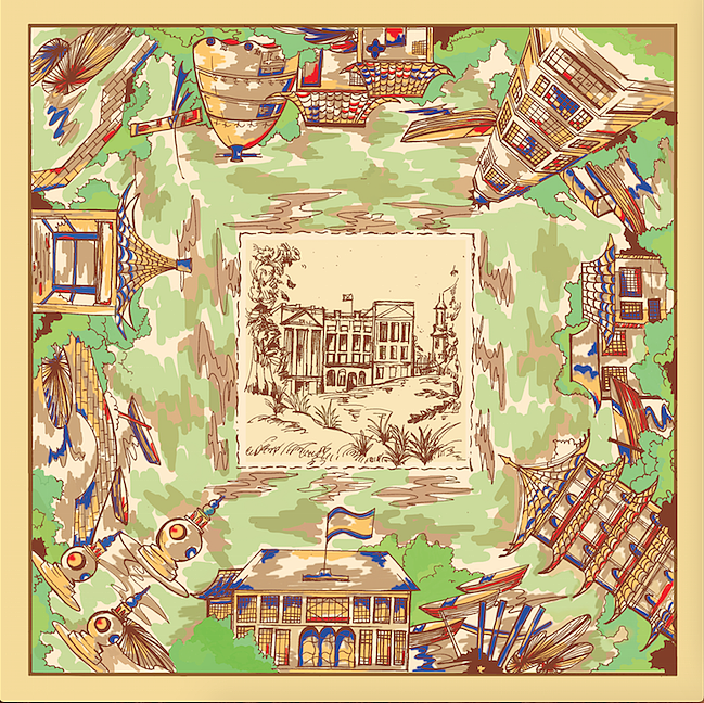 杭城十景系类插画（图ZMzMwMzIxMjg=） - 商业插画 - 站酷设计师芥末洋葱原创素材 - 站酷ZCOOL