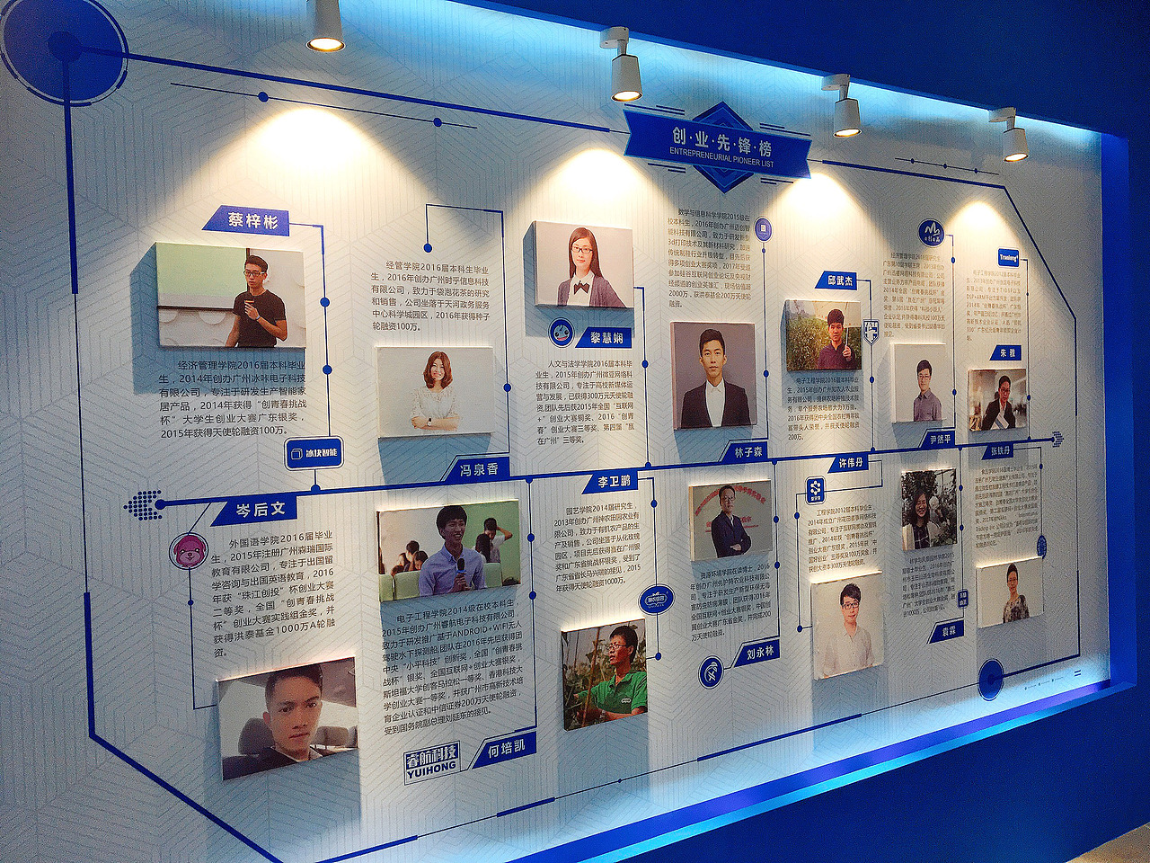 华南农业大学学生创新创业成果展厅|空间|展陈设计|广东198文化传媒