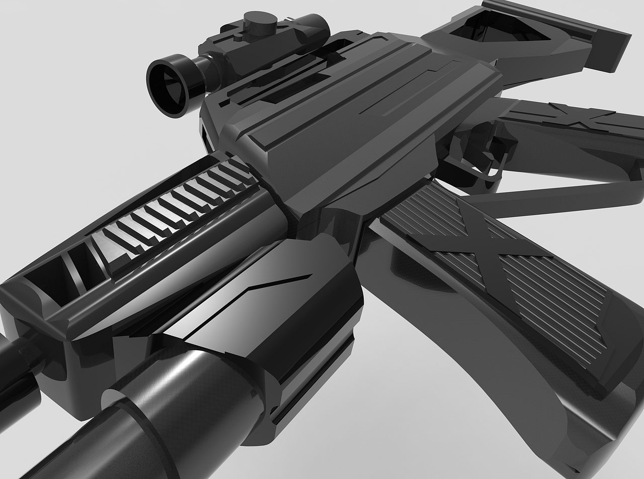 SD-X冲锋枪 吾道原创