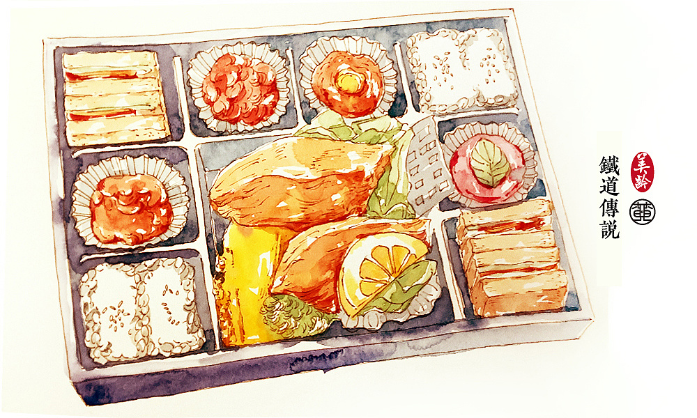 《铁路便当之旅》水彩-04|纯艺术|绘画|黄家手作坊 - 原创作品 - 站酷