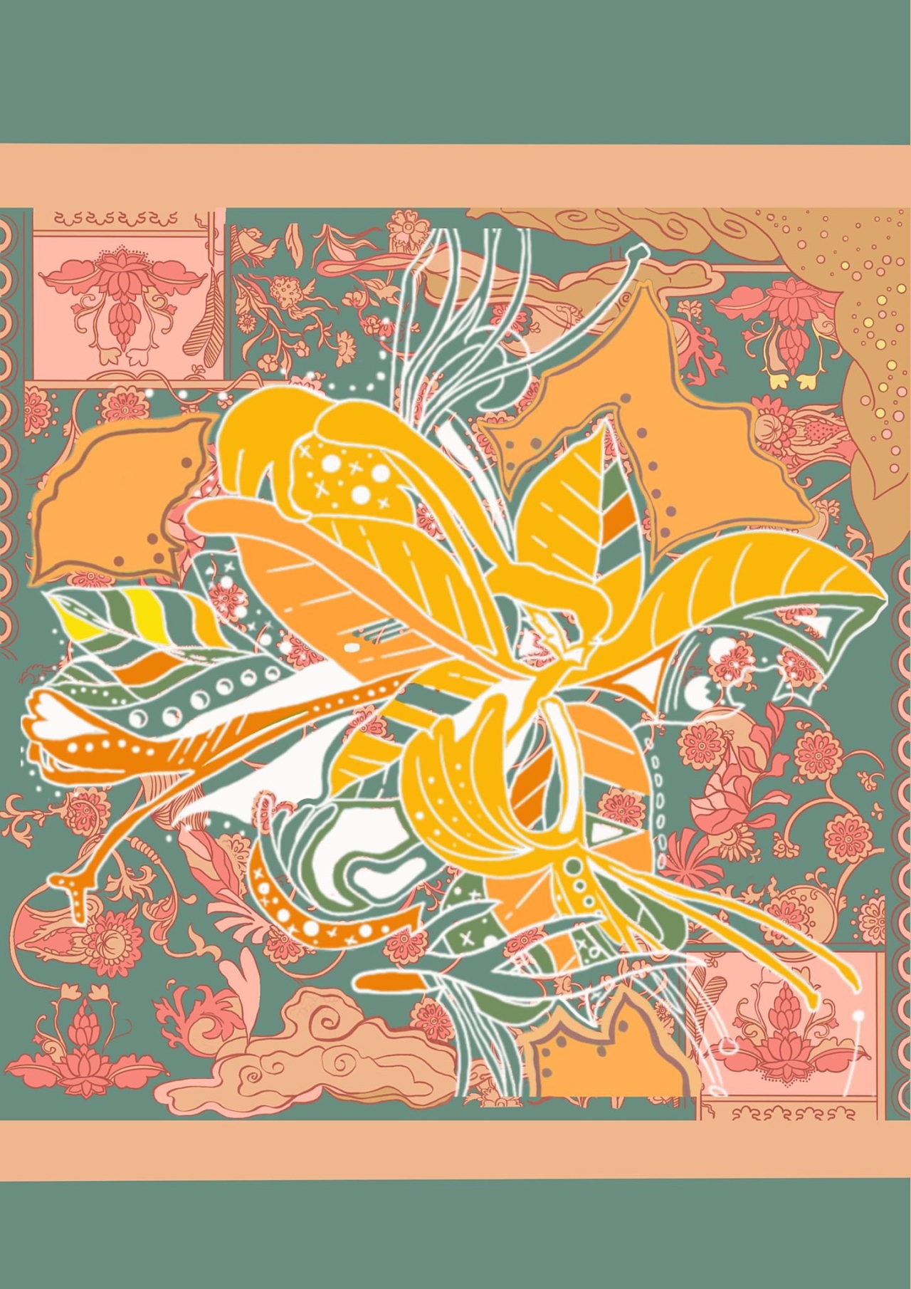 金银花|插画|商业插画|这里是chloe - 原创作品 - 站酷 (zcool)