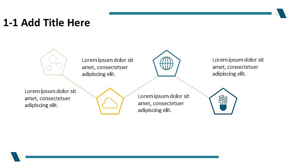 青黄白沉静商务汇报动态模板