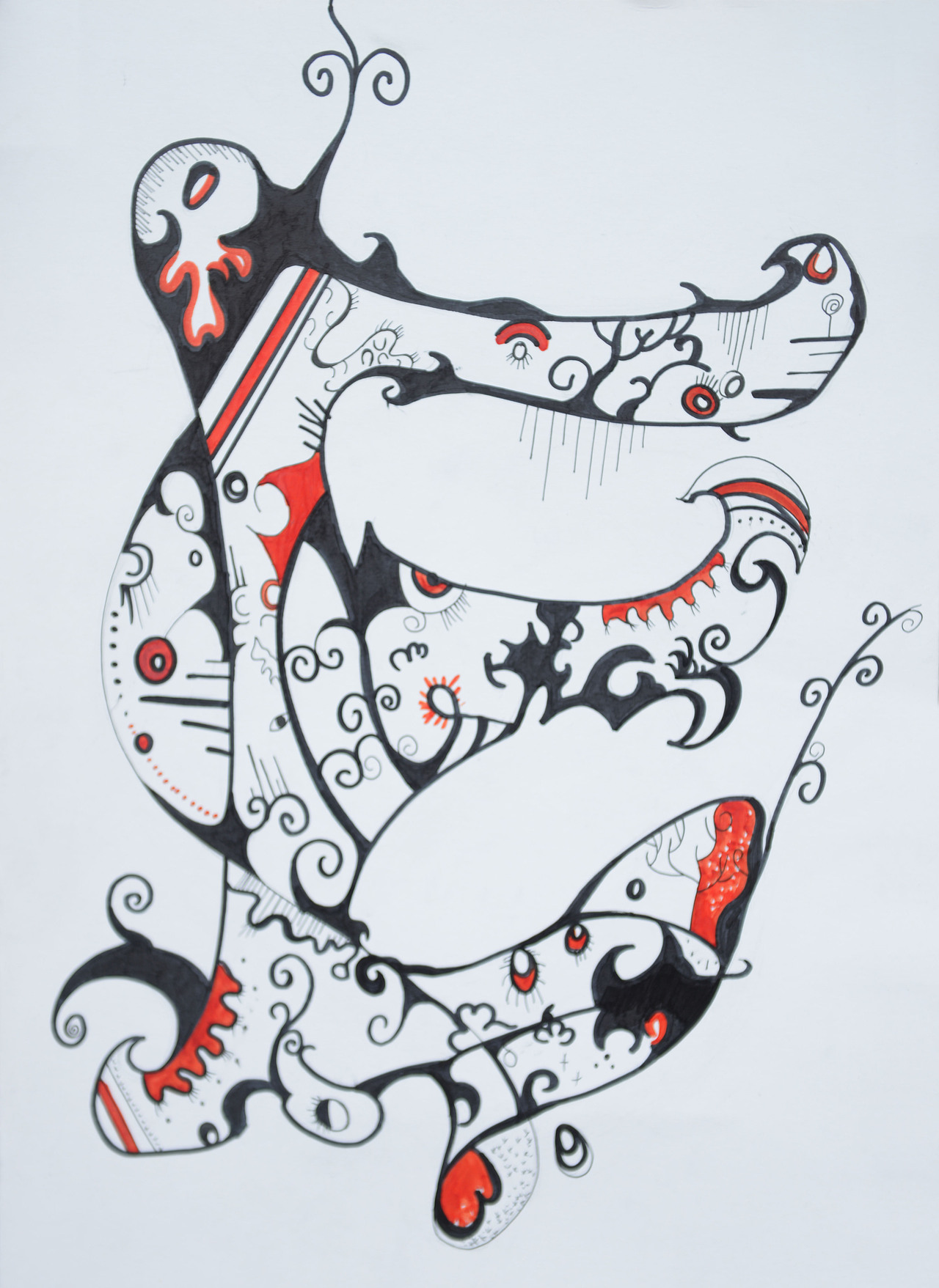 ”冇展“之字母插画展,福建师范大学2012级视觉传达全体作品