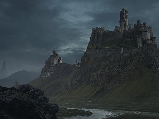 城堡（個人主頁-ZMzAwNzA1MzI=） - 設定/分鏡 - 站酷設計師一晌貪歡8原創(chuàng)素材 - 站酷ZCOOL