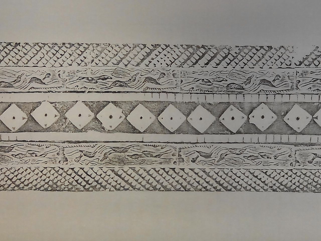 汉代画像砖 拓片艺术展览