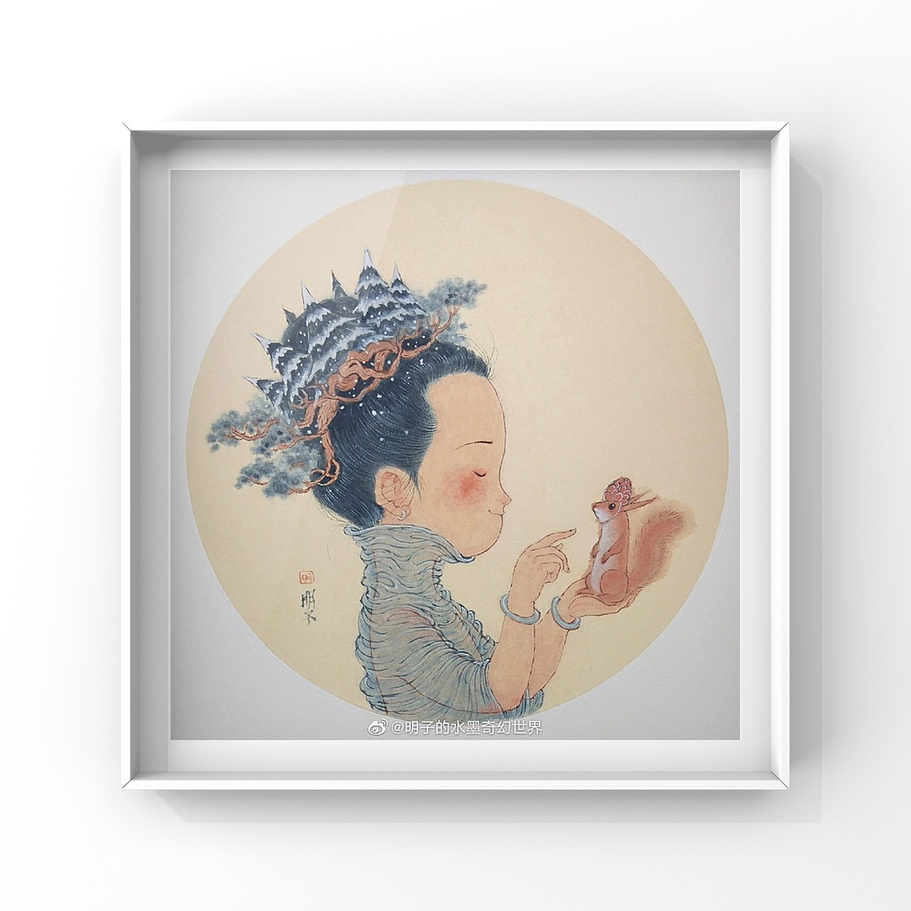 明子的水墨奇幻世界——《风信子系列》2,海量慎点。(图ZMjc3NTQzMzE2) - 绘画 - 站酷设计师明子水墨奇幻世界原创素材 - 站酷ZCOOL