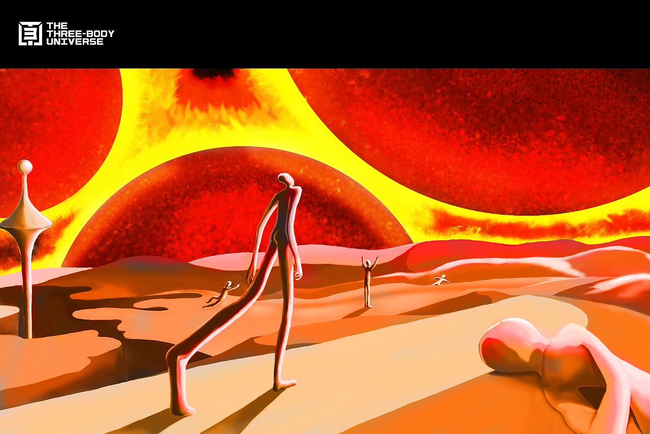 #三体创意合伙人# 再现三日凌空（图ZMjgwNTk4ODky） - IP形象 - 站酷设计师鸳鸯不羡仙原创素材 - 站酷ZCOOL