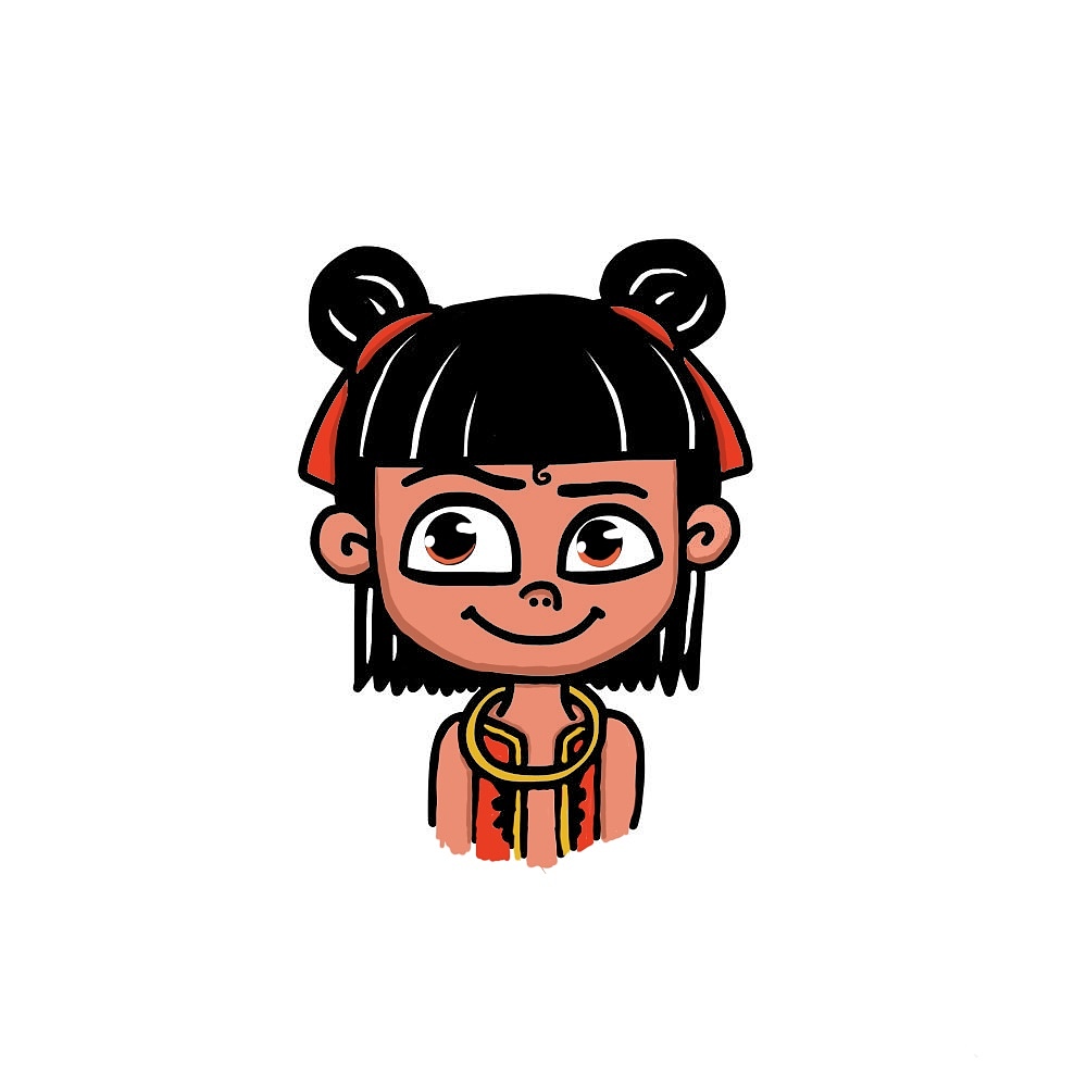 哪吒小插画（图ZMTcxNDA0MjQw） - 创作习作 - 站酷设计师北海没有肥猫原创素材 - 站酷ZCOOL