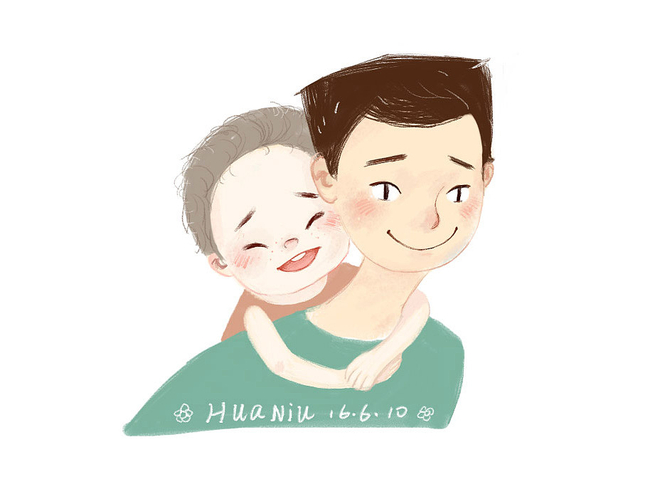 父亲|插画|儿童插画|yecaohuahua - 原创作品 - 站酷 (zcool)