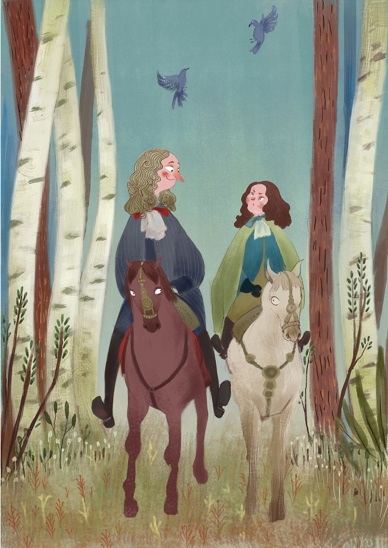 这张图有参考电视剧《凡尔赛》 超喜欢剧里面精致的衣服和性感的口音