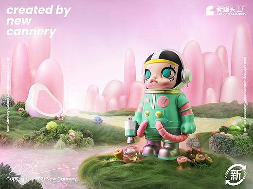 创意视觉『 POP MART | MEGA SPACE MOLLY 』✖ 新罐头