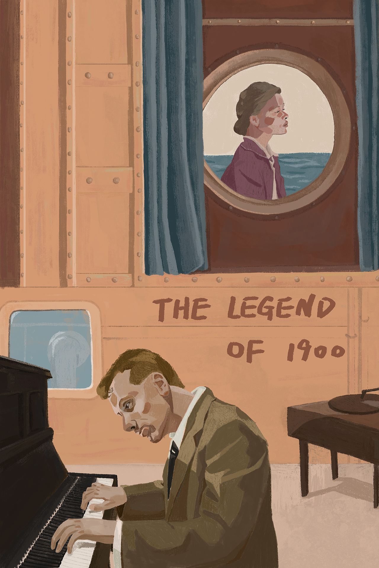 经典电影海报插画