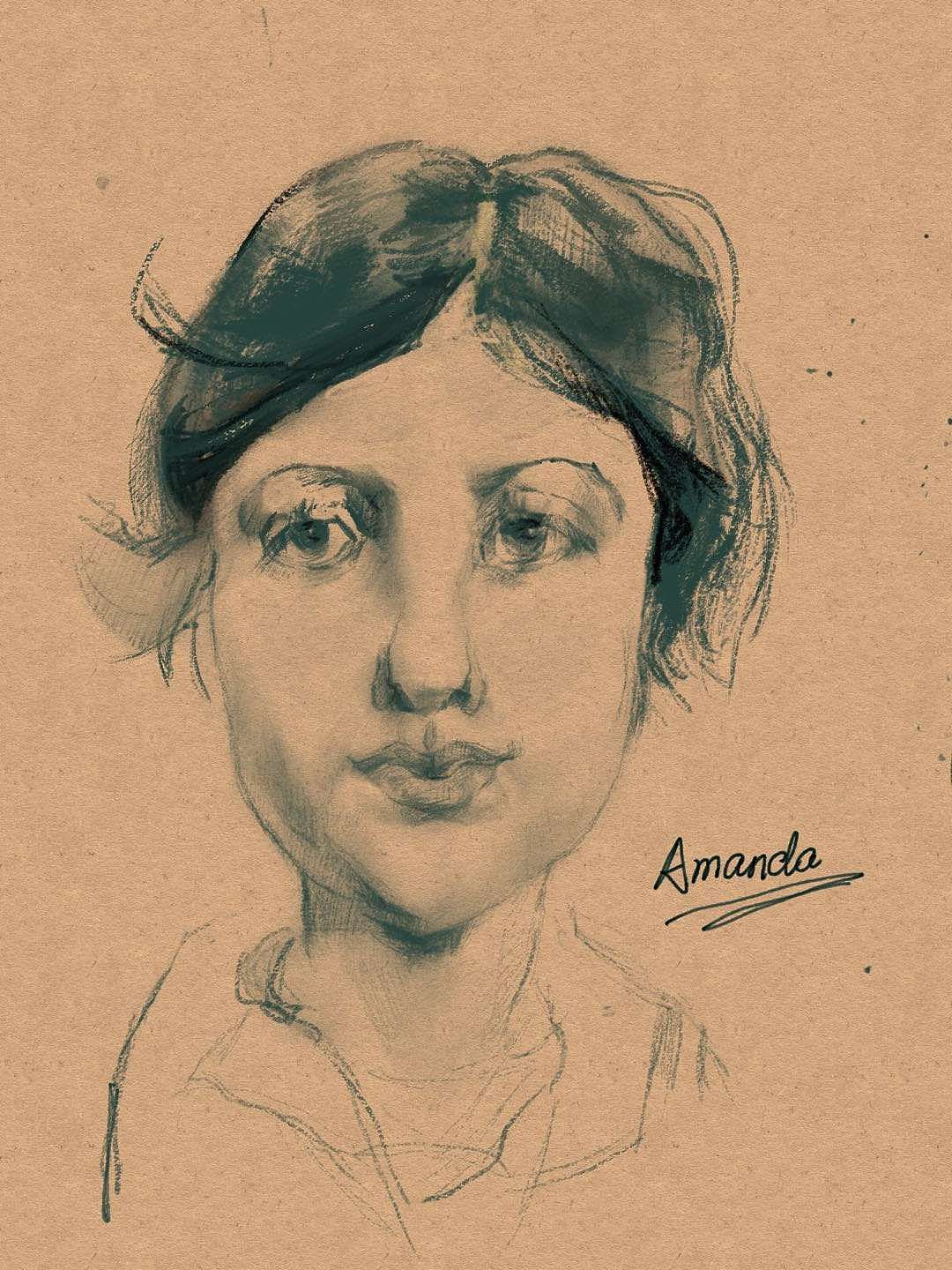 油画体验，+头像素描（图ZMzM5NTk2Mjg4） - 绘画 - 站酷设计师Amanda666原创素材 - 站酷ZCOOL