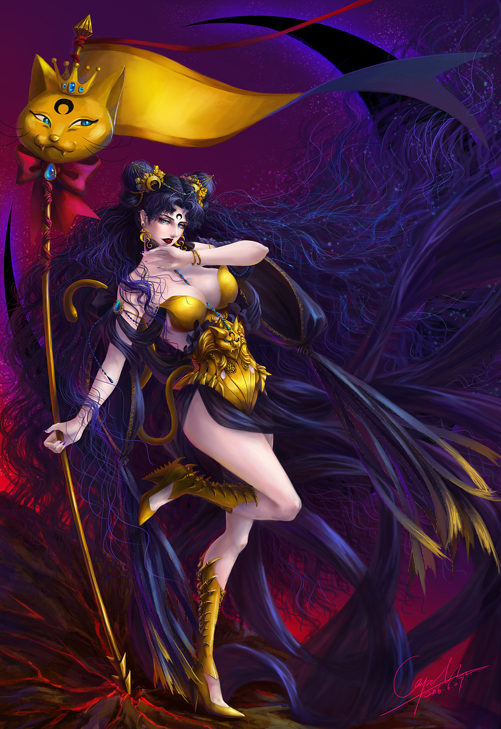 美少女战士同人——黑暗小姐版露娜