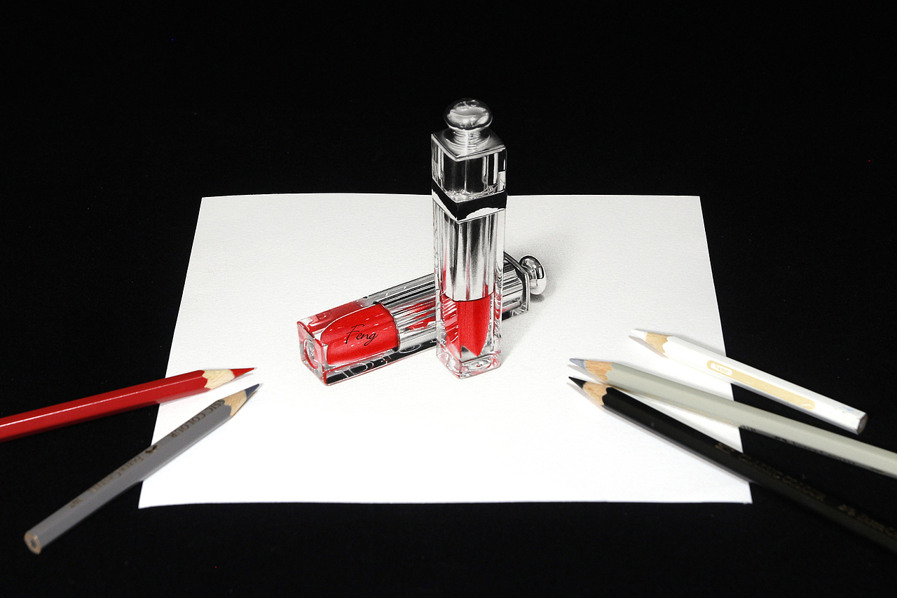 彩铅手绘——3D立体画(合集多图)