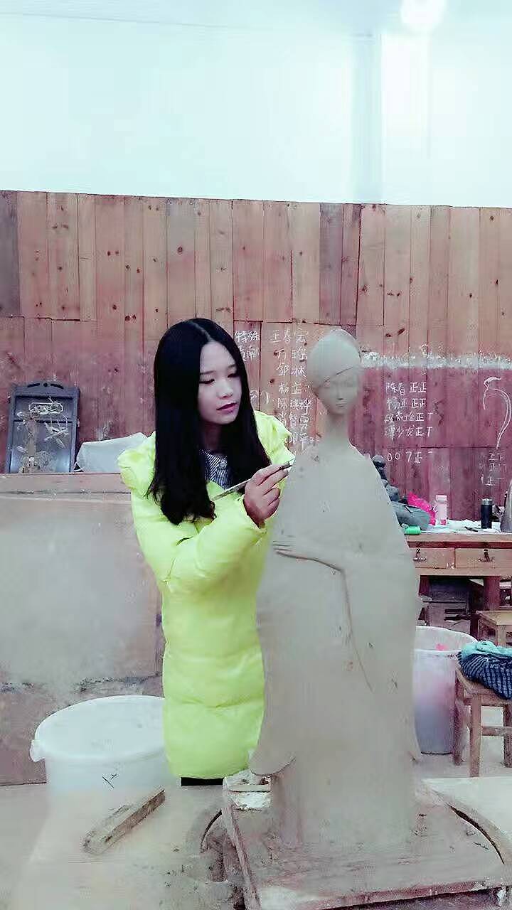 名人肖像《李清照》的创作历程（图ZNzU2NDM5Mjg=） - 雕塑 - 站酷设计师屋塔星原创素材 - 站酷ZCOOL