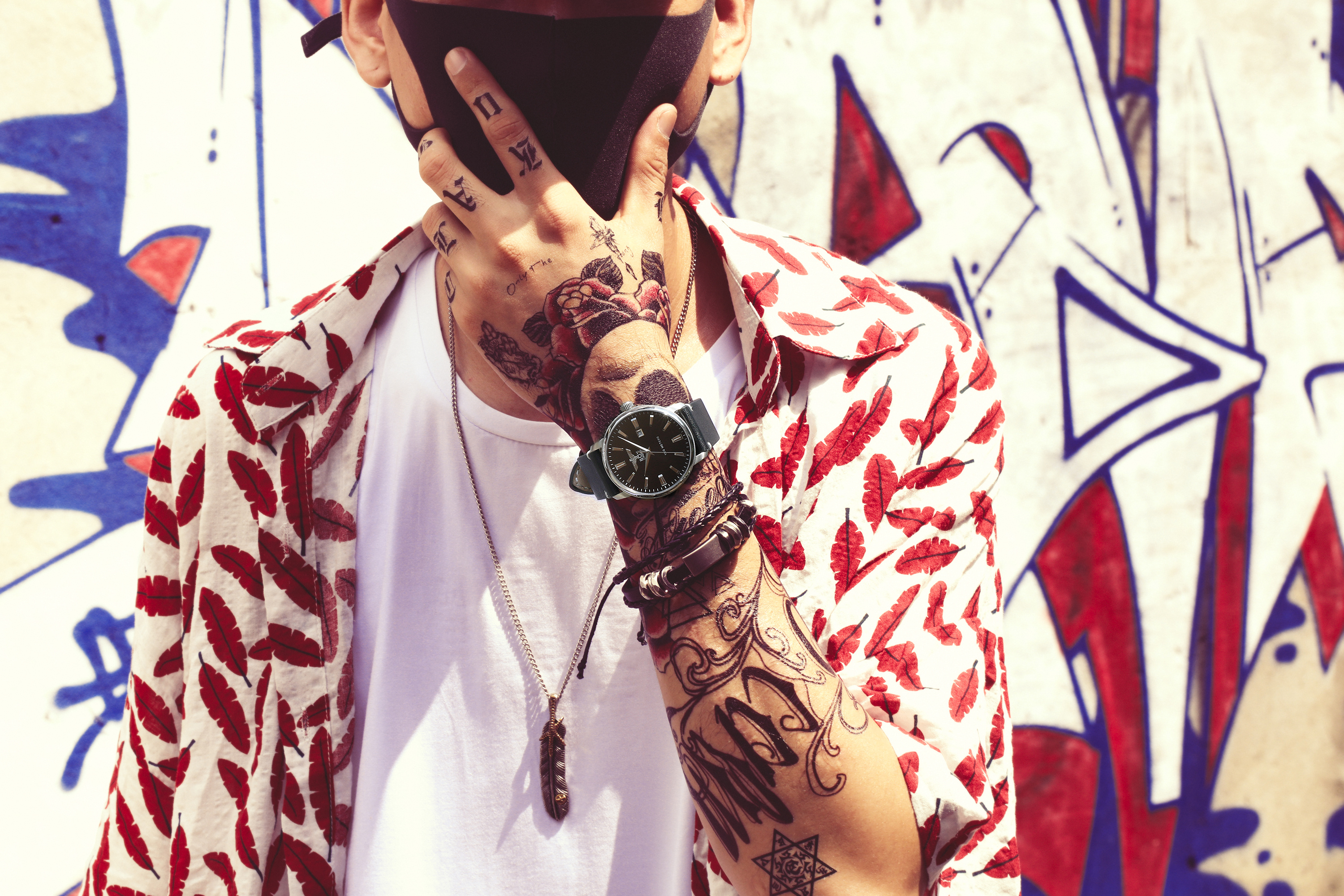 人像拍摄 手表拍摄 街头 模特 纹身 嘻哈范